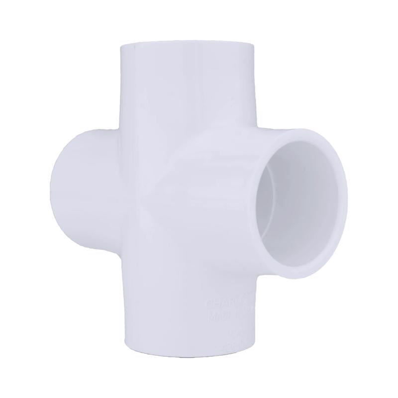 CHARLOTTE PIPE - Charlotte Pipe Schedule 40 1 in. Slip X 1 in. D Slip PVC Cross 1 pk