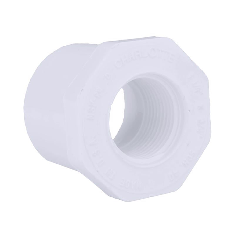 CHARLOTTE PIPE - Charlotte Pipe Schedule 40 1-1/4 in. Spigot X 3/4 in. D FPT PVC Reducing Bushing 1 pk
