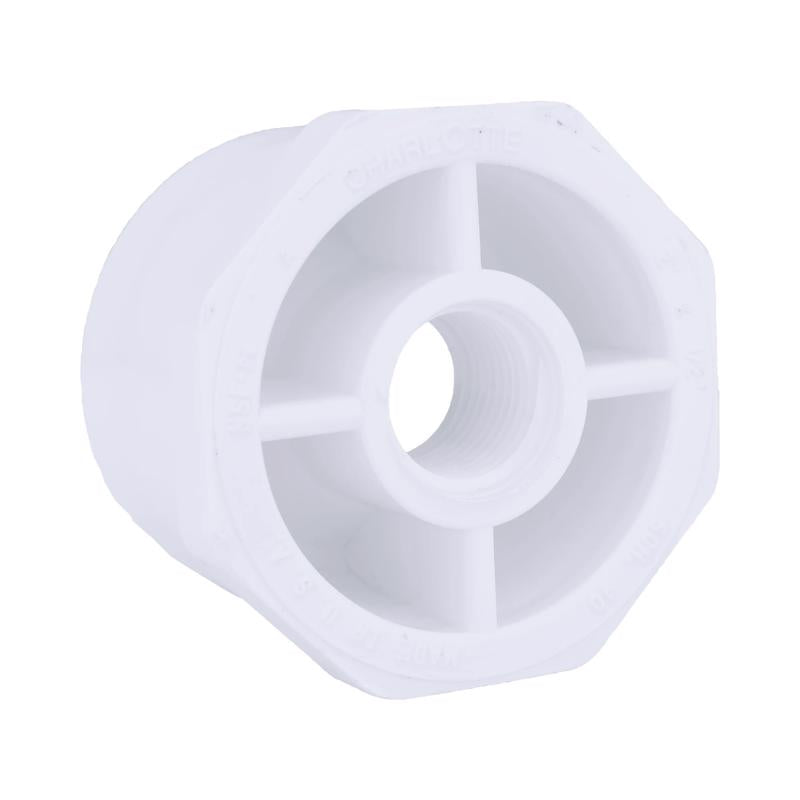 CHARLOTTE PIPE - Charlotte Pipe Schedule 40 2 in. Spigot X 1/2 in. D FPT PVC Reducing Bushing 1 pk