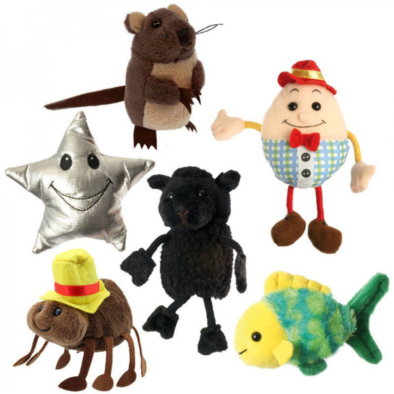 THE PUPPET COMPANY - Finger Puppets: Nursery Rhymes, Set of 6