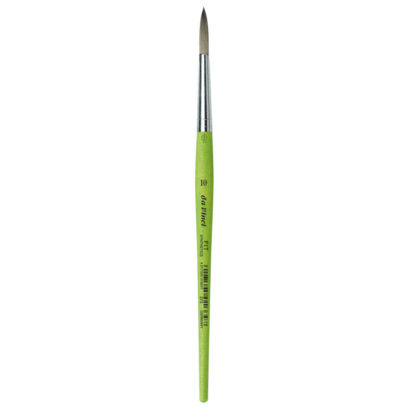 FIT Synthetics Student Brush, Synthetic, Acrylic & Tempera, Round, Series 373, Size 10