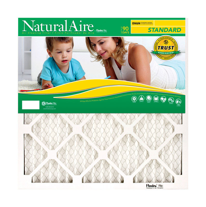 B & K - NaturalAire 20 in. W X 25 in. H X 1 in. D Synthetic 8 MERV Pleated Air Filter 1 pk - Case of 12
