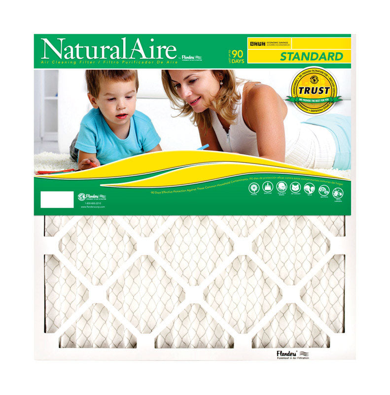 B & K - NaturalAire 20 in. W X 24 in. H X 1 in. D Synthetic 8 MERV Pleated Air Filter 1 pk - Case of 12