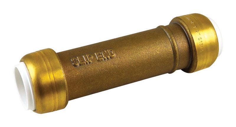 SHARKBITE - SharkBite Push to Connect 1/2 in. IPS X 1/2 in. D IPS Brass Slip Coupling