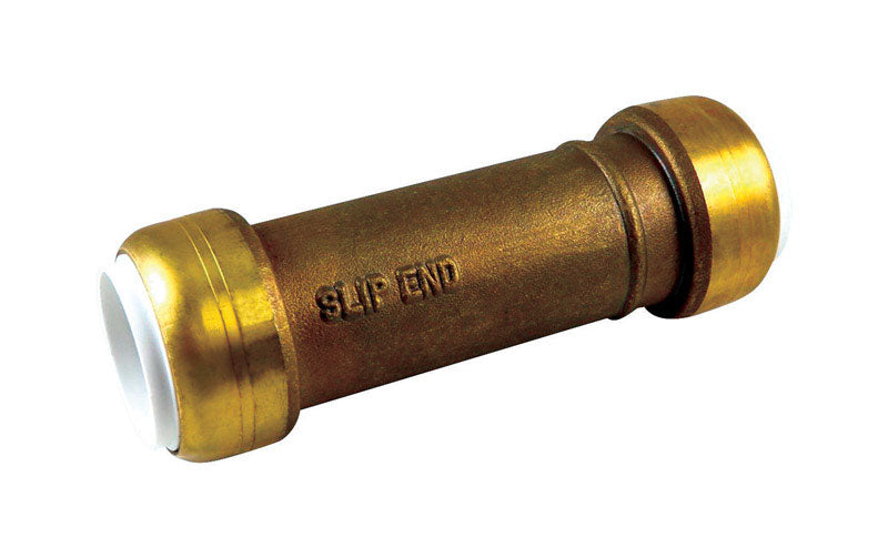 SHARKBITE - SharkBite Push to Connect 3/4 in. IPS X 3/4 in. D IPS Brass Coupling