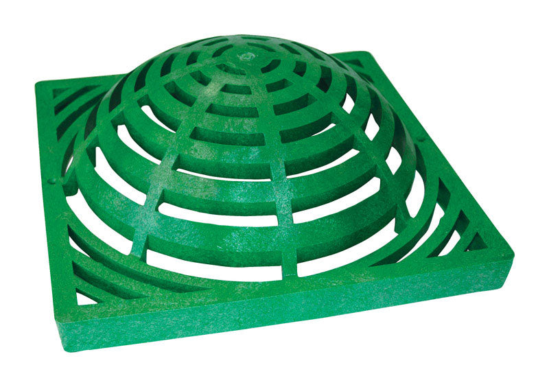 NDS - NDS 12 in. Green Square Polyolefin Atrium Grate