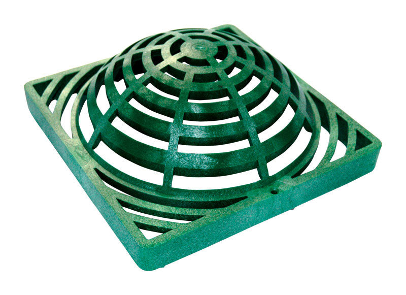 NDS - NDS 9 in. Green Square Polyolefin Atrium Grate
