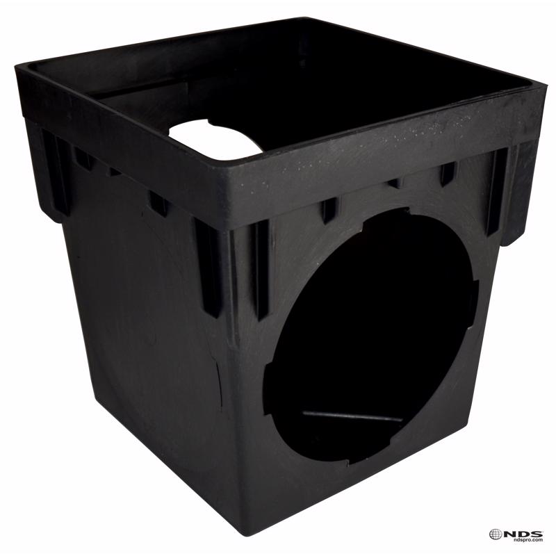 B & K - NDS 9.5 in. W X 10 in. D Square Catch Basin