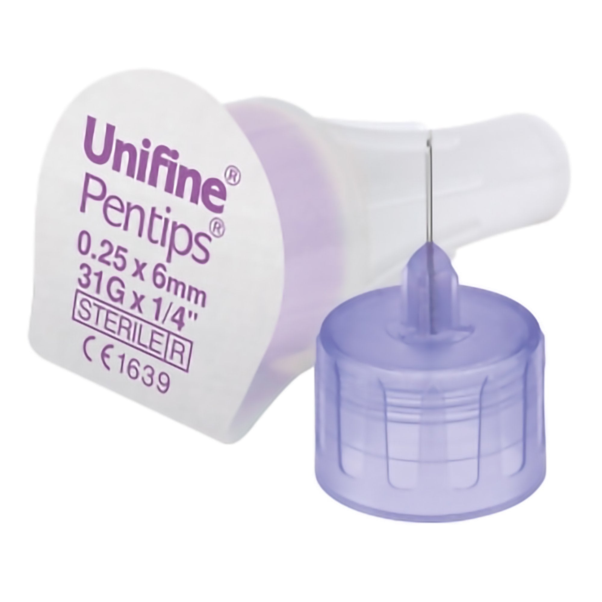 Owen Mumford - Standard Insulin Pen Needle Unifine® Pentips® 31 Gauge 6 mm Length NonSafety [100/BX]