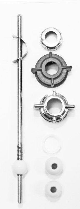 KEENEY MANUFACTURING - EasyPopUp Chrome Metal/Plastic Ball Rod Assembly Kit