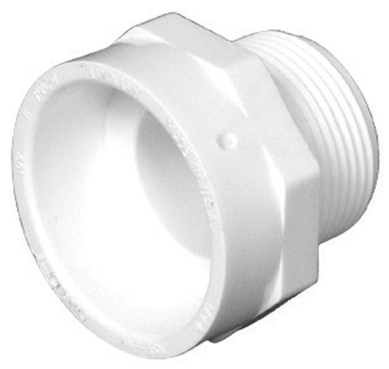 CHARLOTTE PIPE - Charlotte Pipe 4 in. Hub X 4 in. D MPT PVC Pipe Adapter 1 pk