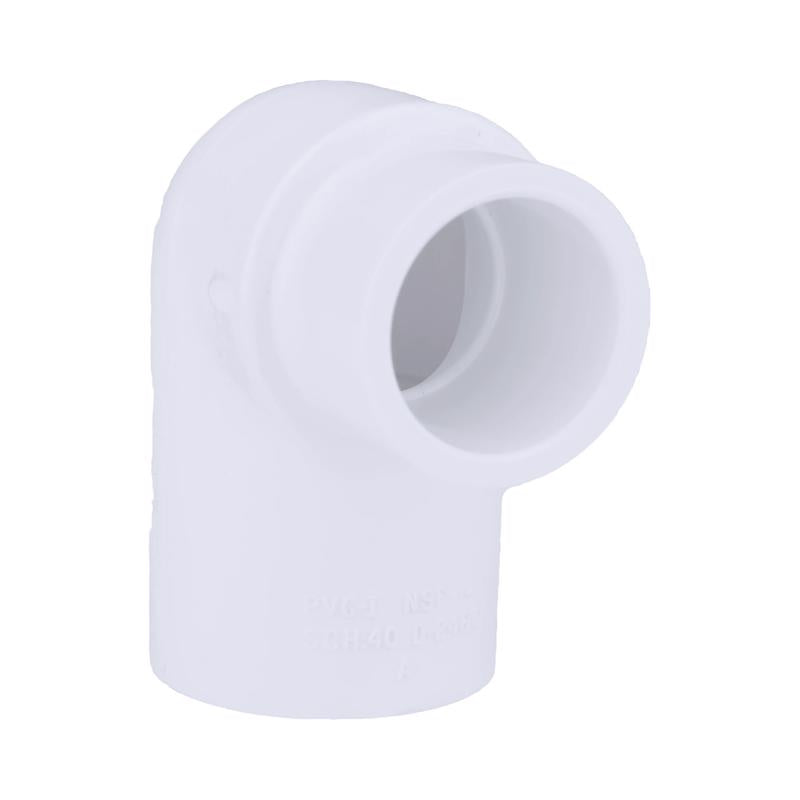 CHARLOTTE PIPE - Charlotte Pipe Schedule 40 3/4 in. Slip X 1/2 in. D Slip PVC 90 Degree Elbow 1 pk