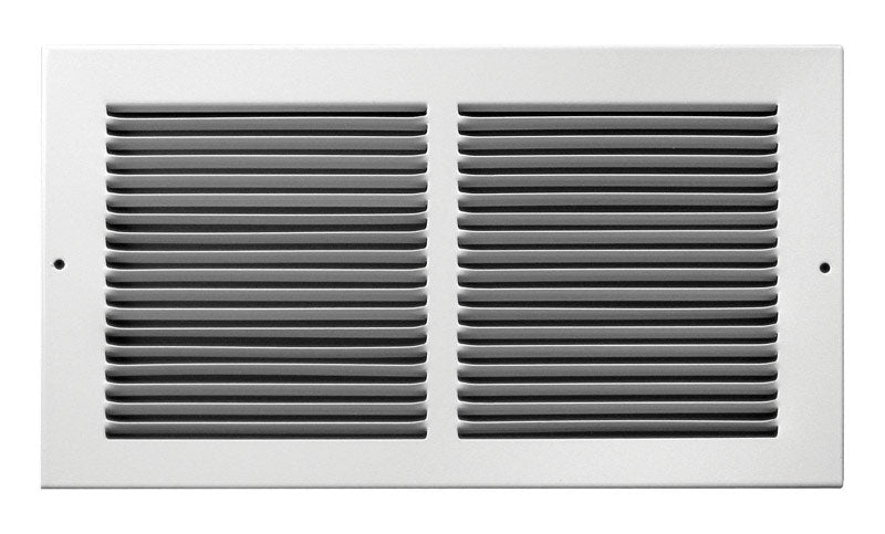 TRUE AIRE - Tru Aire 6 in. H X 12 in. W 1-Way Powder Coat White Steel Air Return Grille