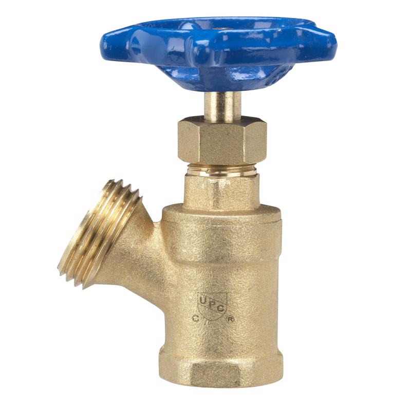 B & K - Homewerks 1/2 in. X 3/4 in. FIP x MHT Brass Boiler Drain Valve