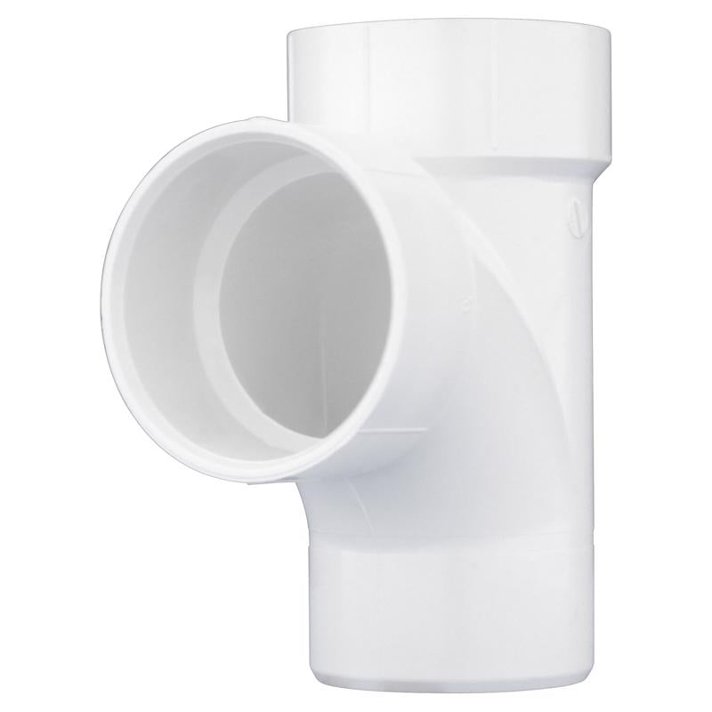 KEENEY MANUFACTURING - Charlotte Pipe Schedule 40 1-1/2 in. Hub X 1-1/2 in. D Hub PVC Sanitary Street Tee 1 pk