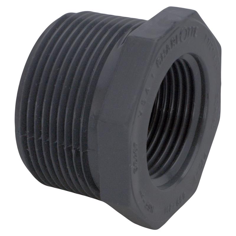 KEENEY MANUFACTURING - Charlotte Pipe Schedule 80 1-1/2 in. MPT X 1 in. D FPT PVC 7 in. Reducing Bushing 1 pk