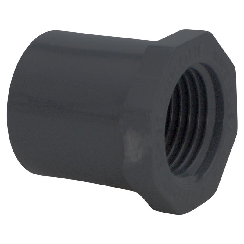 KEENEY MANUFACTURING - Charlotte Pipe Schedule 80 3/4 in. Spigot X 1/2 in. D FPT PVC Reducing Bushing 1 pk