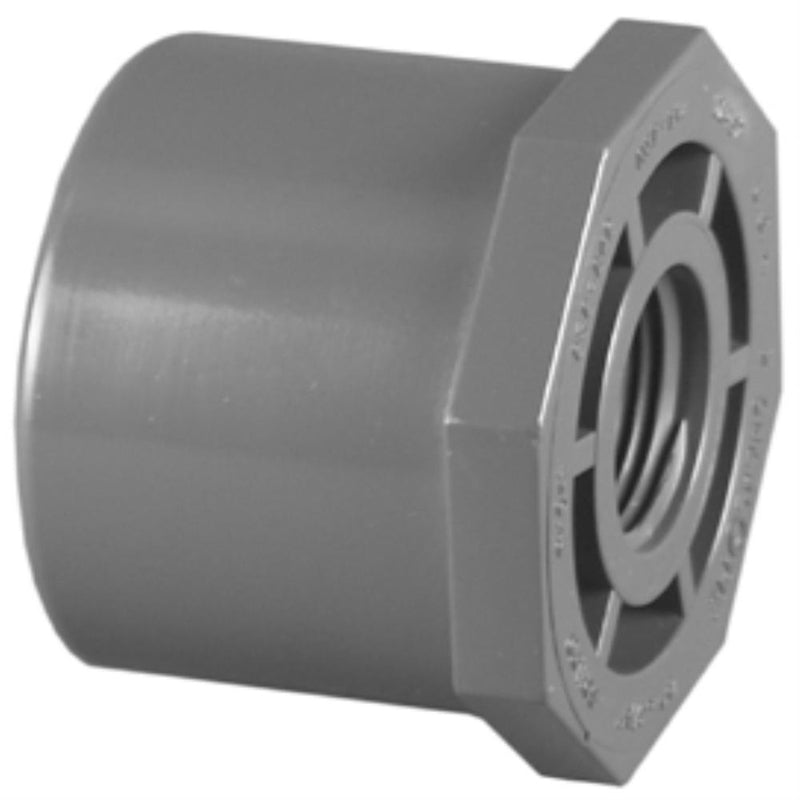 KEENEY MANUFACTURING - Charlotte Pipe Schedule 80 2 in. Spigot X 1 in. D FPT PVC Reducing Bushing 1 pk