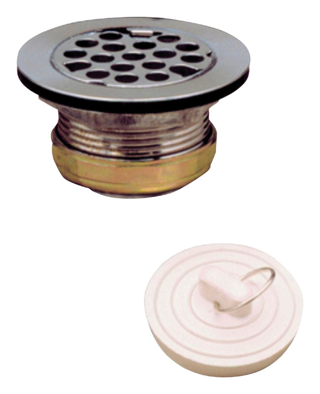 PLUMB PAK - Plumb Pak Natural Stainless Steel Sink Strainer