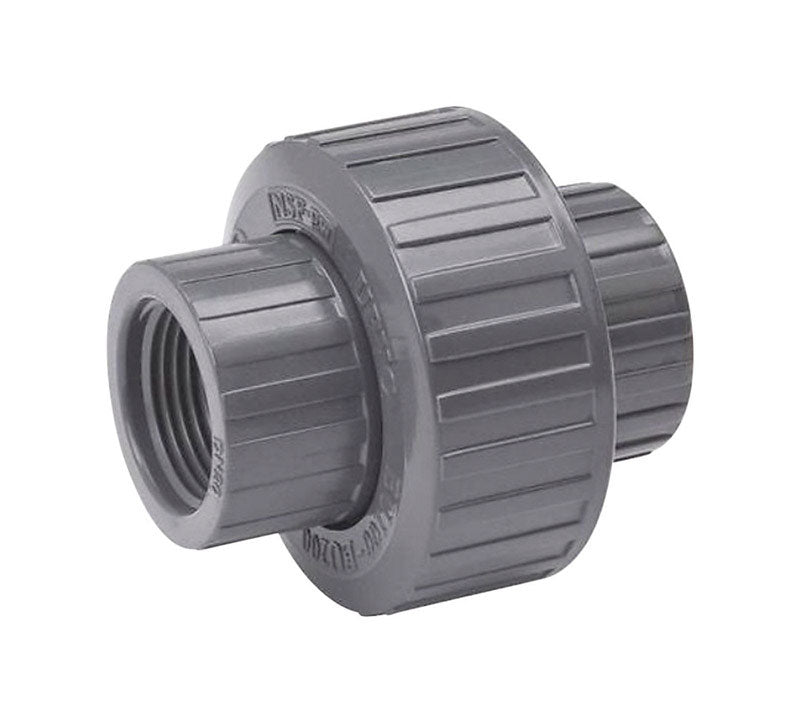 B & K - BK Products ProLine Schedule 80 3/4 in. FPT X 3/4 in. D Threaded PVC Union 1 pk