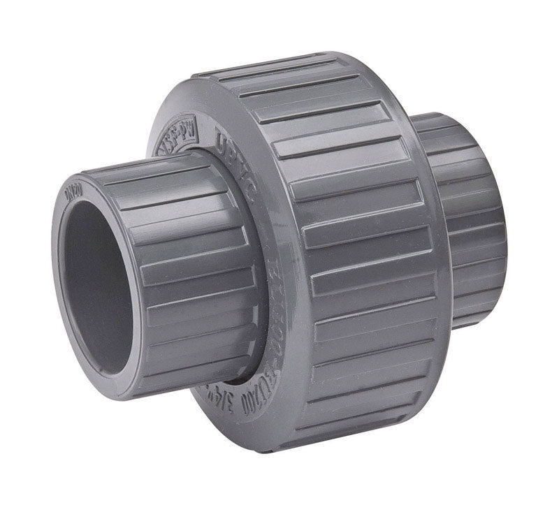 B & K - BK Products ProLine Schedule 80 1/2 in. Socket X 1/2 in. D Socket PVC Union 12 pk