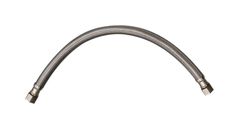 PLUMB PAK - Plumb Pak EZ 3/8 in. Compression X 3/8 in. D Compression 12 in. Stainless Steel Faucet Supply Line