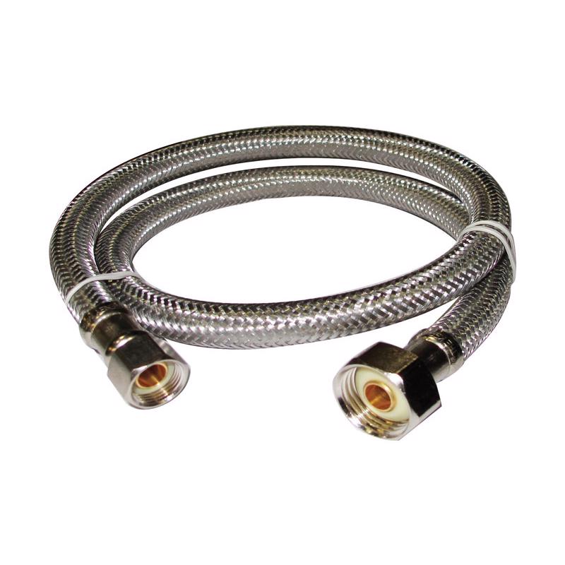 PLUMB PAK - Plumb Pak EZ 3/8 in. Compression X 1/2 in. D FIP 36 in. Stainless Steel Faucet Supply Line