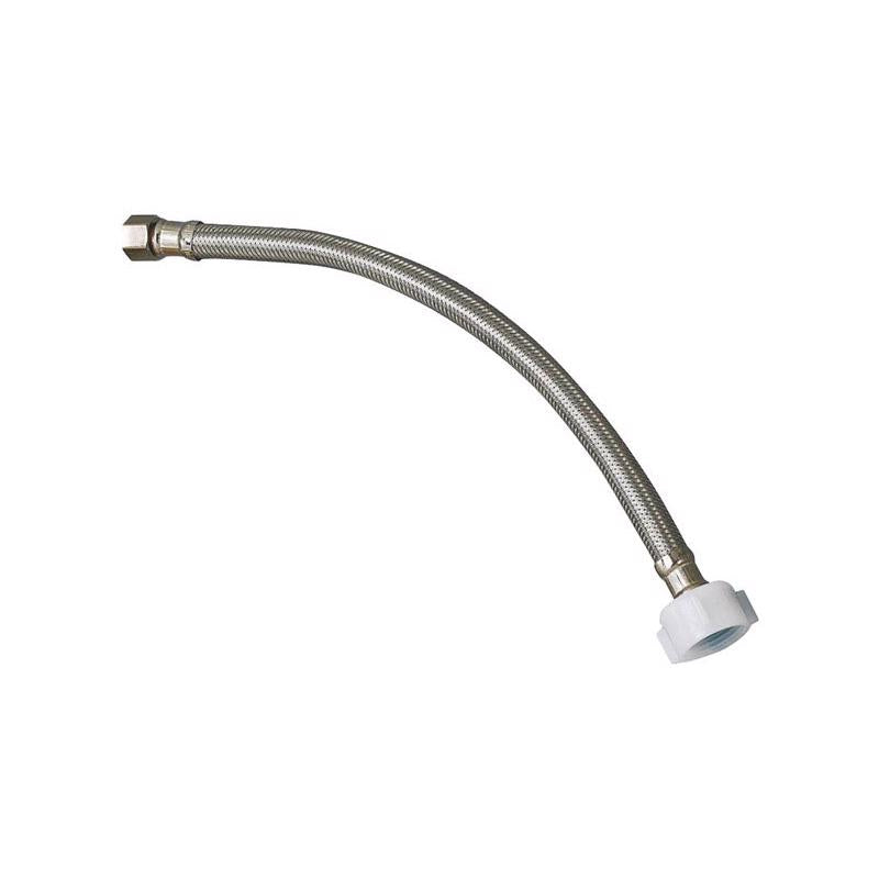 PLUMB PAK - Plumb Pak EZ 3/8 in. Compression in. X 7/8 in. D Ballcock 20 in. Stainless Steel Toilet Supply Line