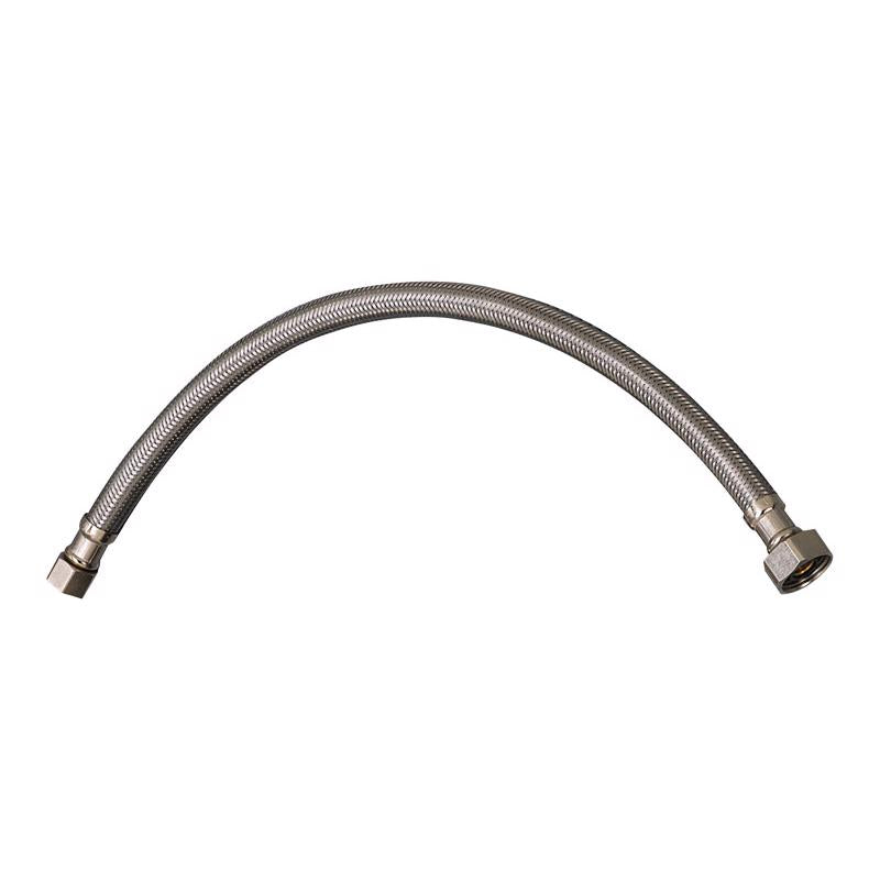 PLUMB PAK - Plumb Pak EZ 3/8 in. Compression X 1/2 in. D FIP 12 in. Stainless Steel Faucet Supply Line