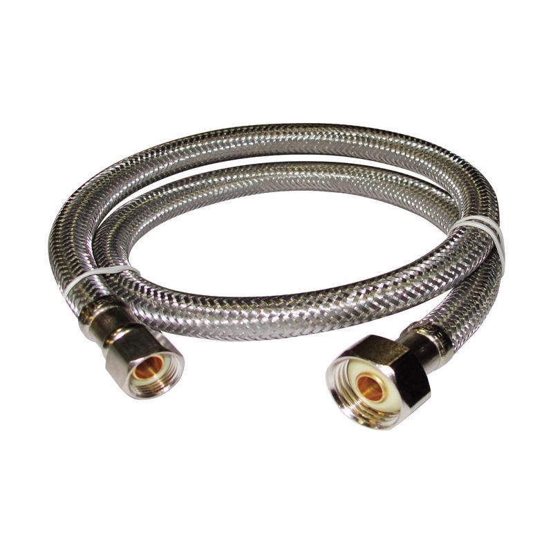 PLUMB PAK - Plumb Pak 3/8 in. Compression X 1/2 in. D FIP 30 in. Stainless Steel Faucet Supply Line