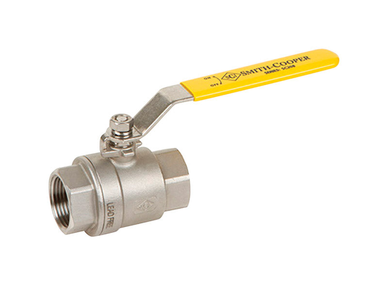 SMITH COOPER - Smith Cooper 3/4 in. 304 Stainless Steel FIP Ball Valve Full Port