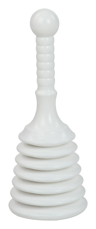 MASTER PLUNGER - Master Plunger Mini Toilet Plunger 12 in. L X 4 in. D