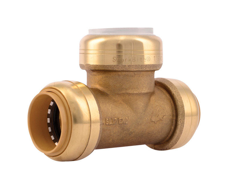 SHARKBITE - SharkBite Push to Connect 1 in. CTS X 1 in. D CTS Brass Slip Tee
