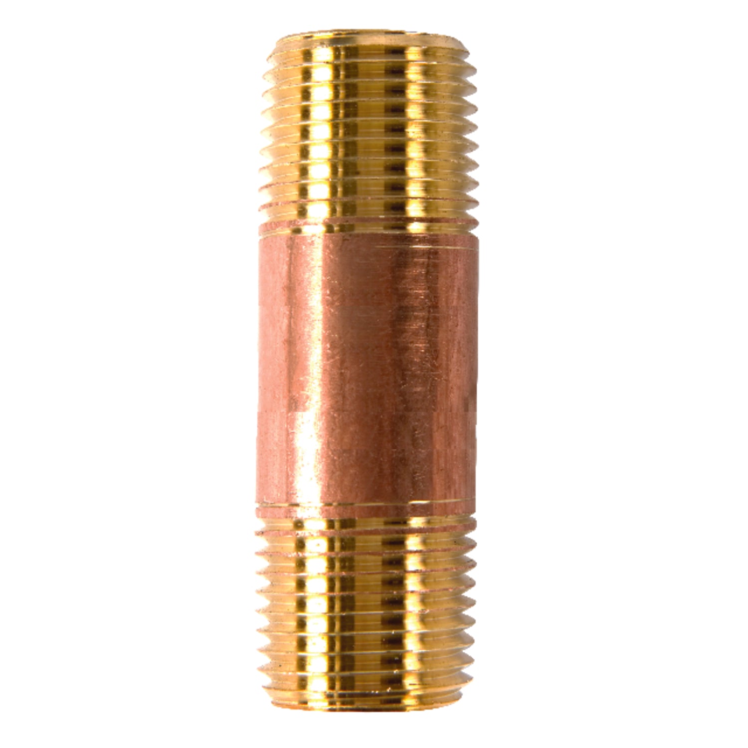 Anderson Metals 1/2 in. MPT in. X 1/2 in. D MPT Red Brass Nipple 2-1/2 in. L