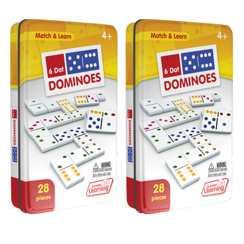 JUNIOR LEARNING - Dot Dominoes, 2 Sets
