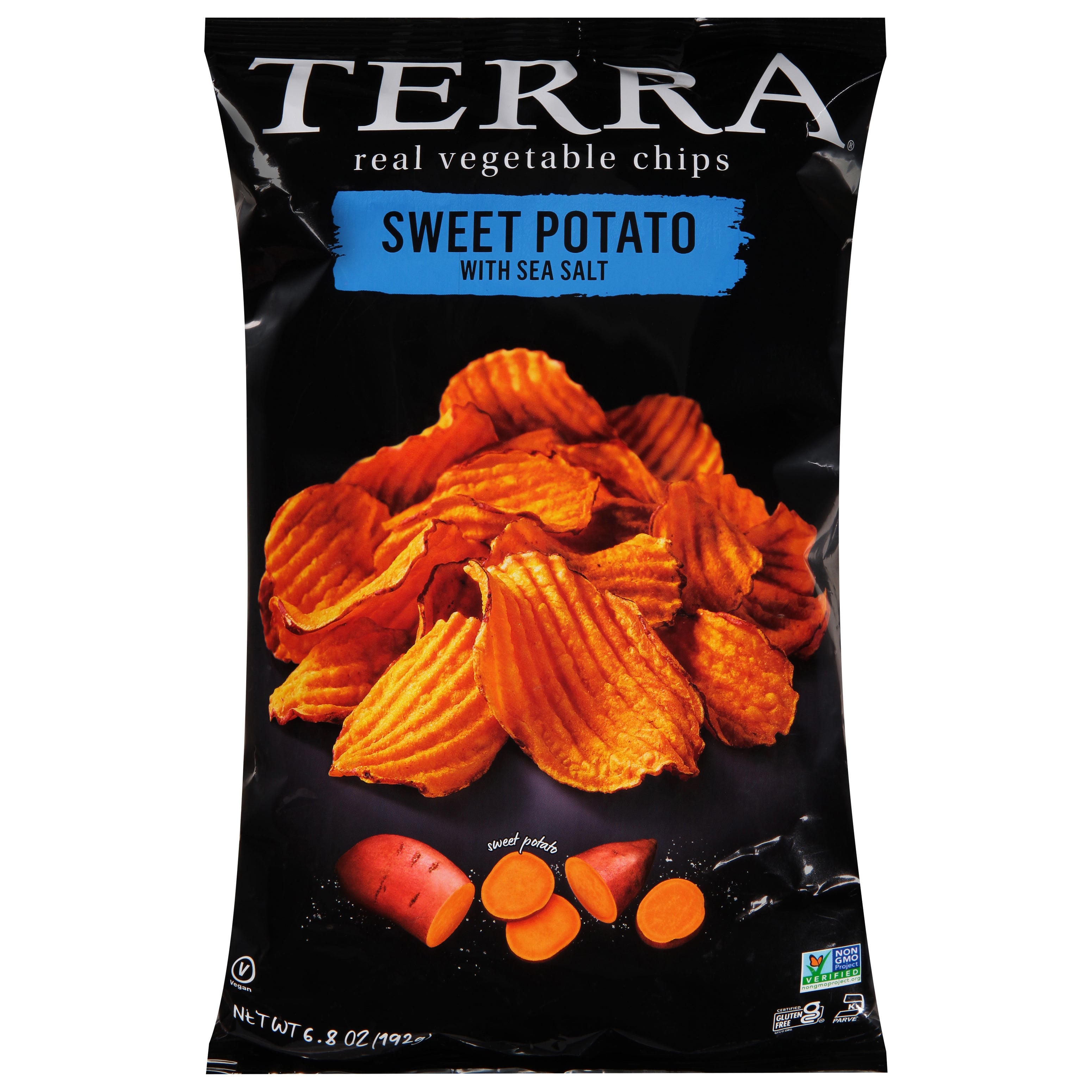 Terra Real Sweet Potato with Sea Salt Vegetable Chips 6.8 oz - Case of 6