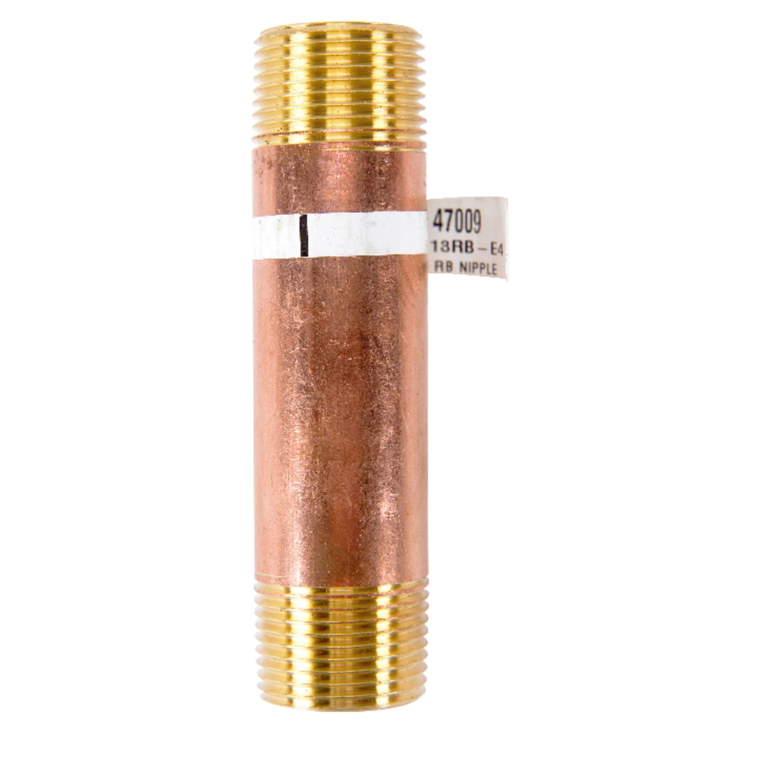Anderson Metals 3/4 in. MPT in. X 3/4 in. D MPT Red Brass Nipple 4 in. L