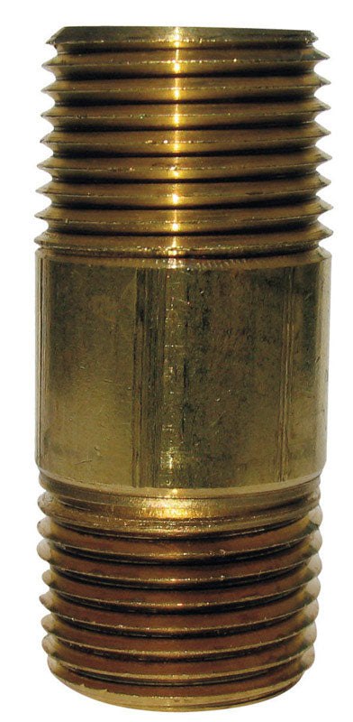 JMF COMPANY - JMF Company 1/8 in. MPT X 1/8 in. D MPT Brass Nipple 6 in. L - Case of 5