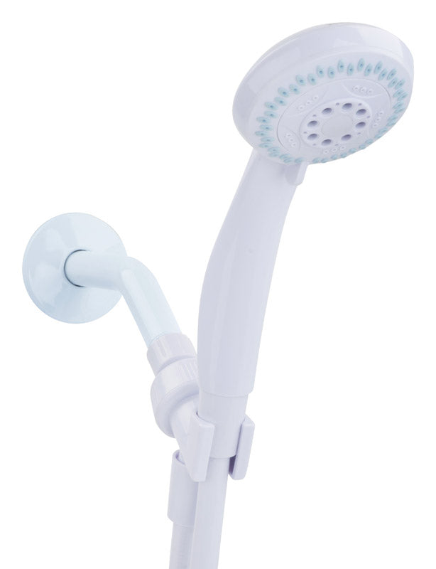 OAKBROOK - OakBrook White PVC 3 settings Handheld Showerhead 1.8 gpm