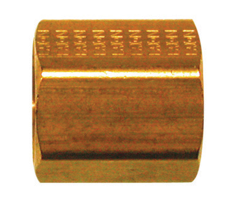 JMF COMPANY - JMF Company 3/16 in. Flare X 3/16 in. D Flare Yellow Brass Inverted Union - Case of 5