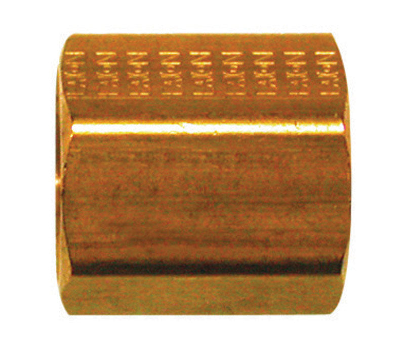 JMF COMPANY - JMF Company 5/16 in. Flare X 5/16 in. D Flare Yellow Brass Inverted Union - Case of 5