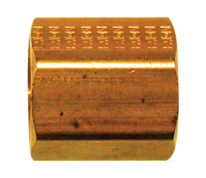 JMF COMPANY - JMF Company 3/8 in. Flare X 3/8 in. D Flare Yellow Brass Inverted Union - Case of 5