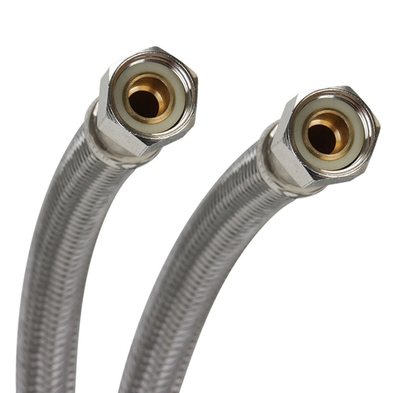 FLUIDMASTER - Fluidmaster 3/8 in. Compression X 3/8 in. D Compression 48 in. Stainless Steel Dishwasher Supply Lin - Case of 10 [6W48]