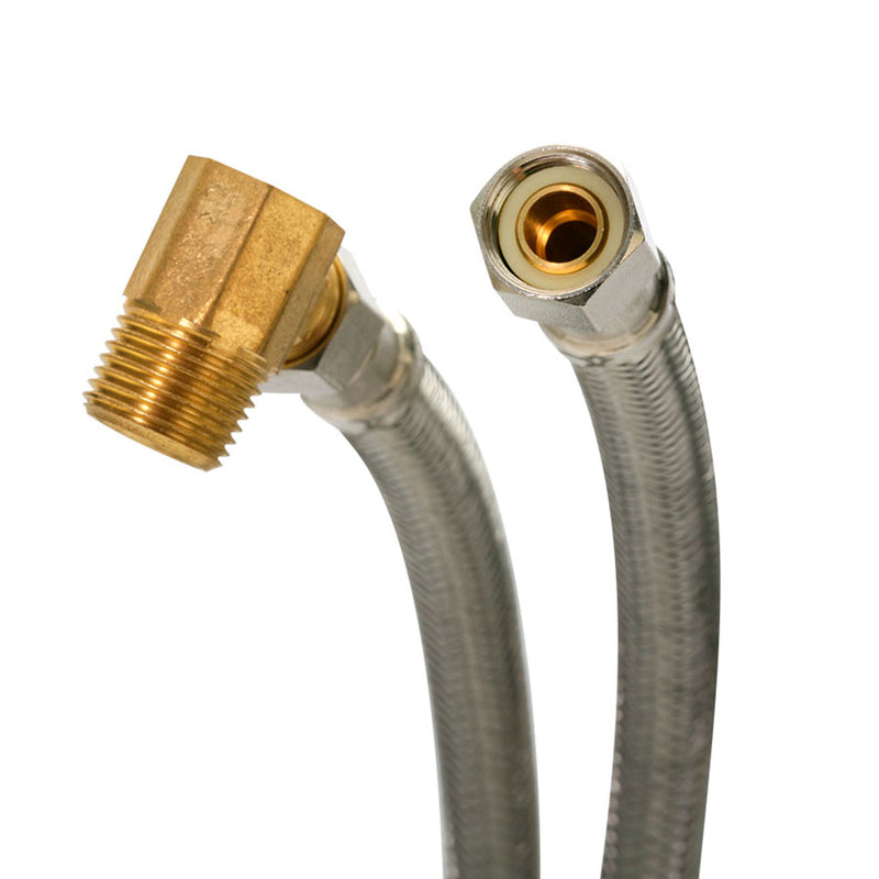 FLUIDMASTER - Fluidmaster 3/8 in. Compression X 3/8 in. D Compression 72 in. Stainless Steel Dishwasher Supply Lin - Case of 10