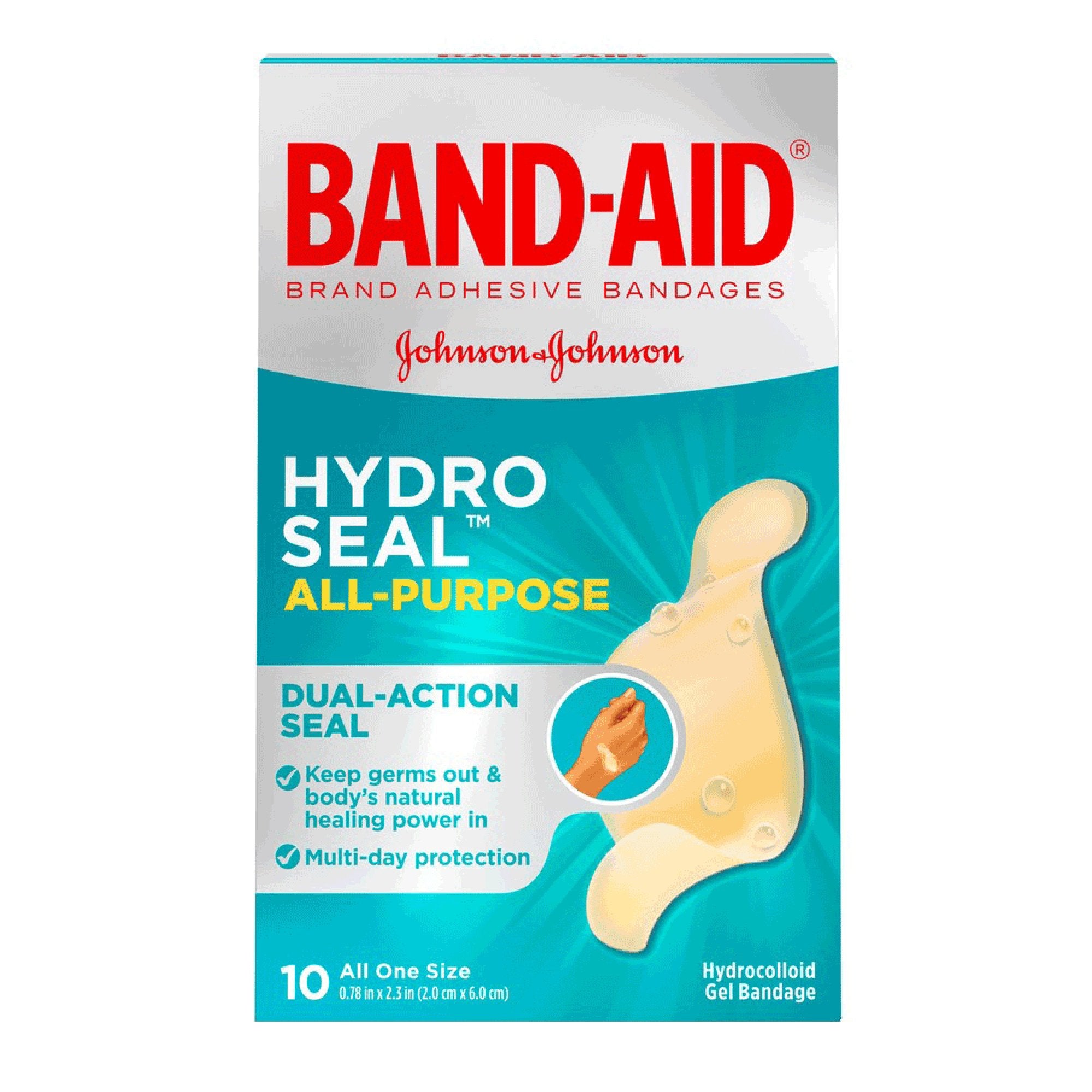 Johnson & Johnson Consumer - Waterproof Adhesive Strip Band-Aid® Hydro Seal™ 1.1 X 2.1 Inch Hydrocolloid Gel Oval Tan Sterile [24/CS]