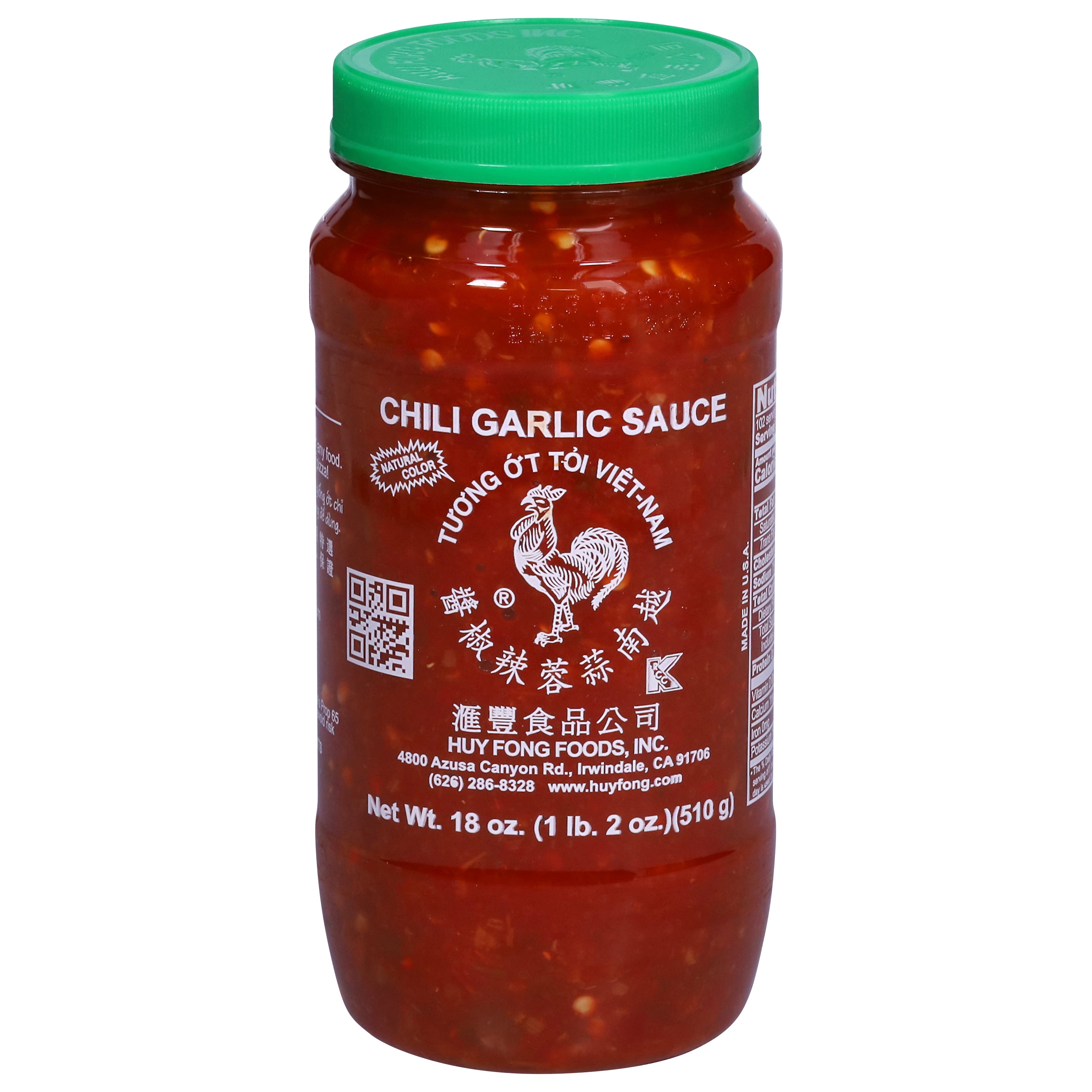 Huy Fong Chili Garlic Sauce 18 oz - Case of 12