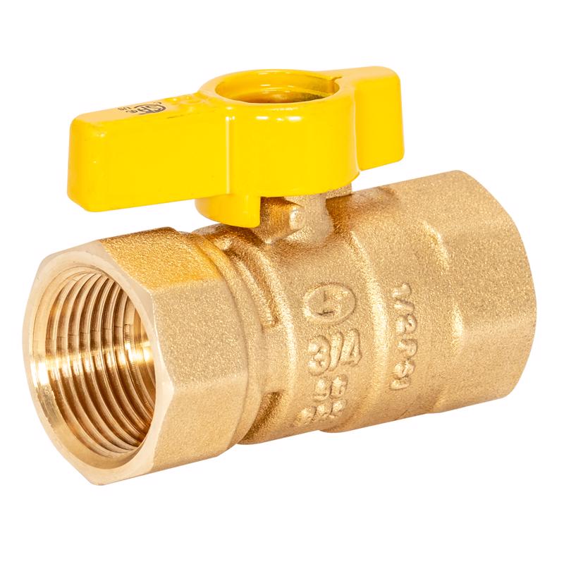 EASTMAN - Eastman 3/4 in. Brass FIP Gas Ball Valve