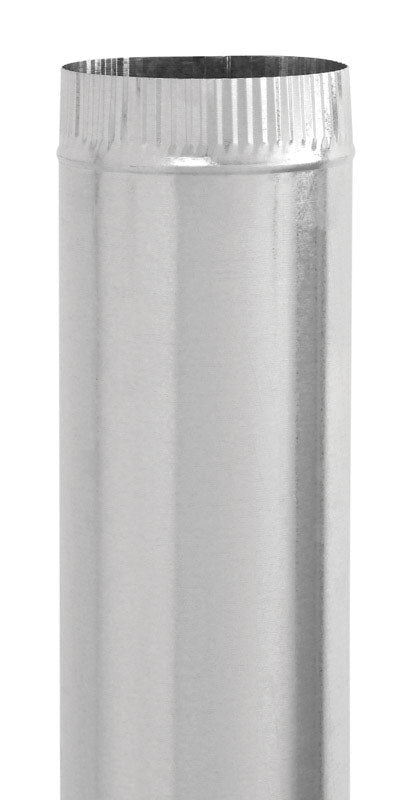 IMPERIAL - Imperial 4 in. D X 24 in. L Galvanized Steel Furnace Pipe - Case of 10 [GV0357]