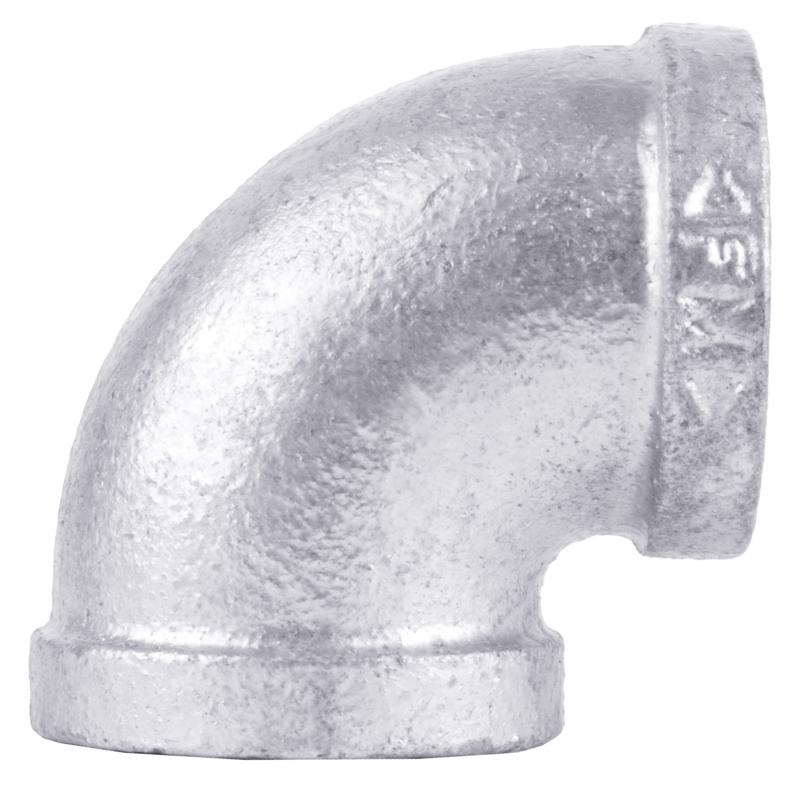 B & K - STZ Industries 1-1/4 in. FIP each X 1-1/4 in. D FIP Galvanized Malleable Iron 90 Degree Elbow