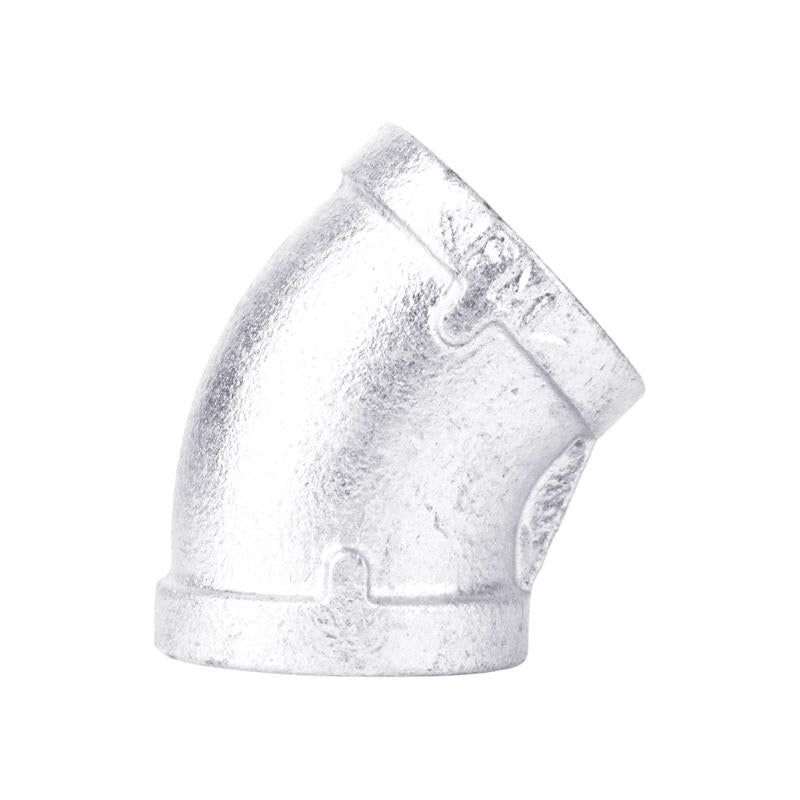 B & K - STZ Industries 3/4 in. FIP each X 3/4 in. D FIP Galvanized Malleable Iron 45 Degree Elbow - Case of 5